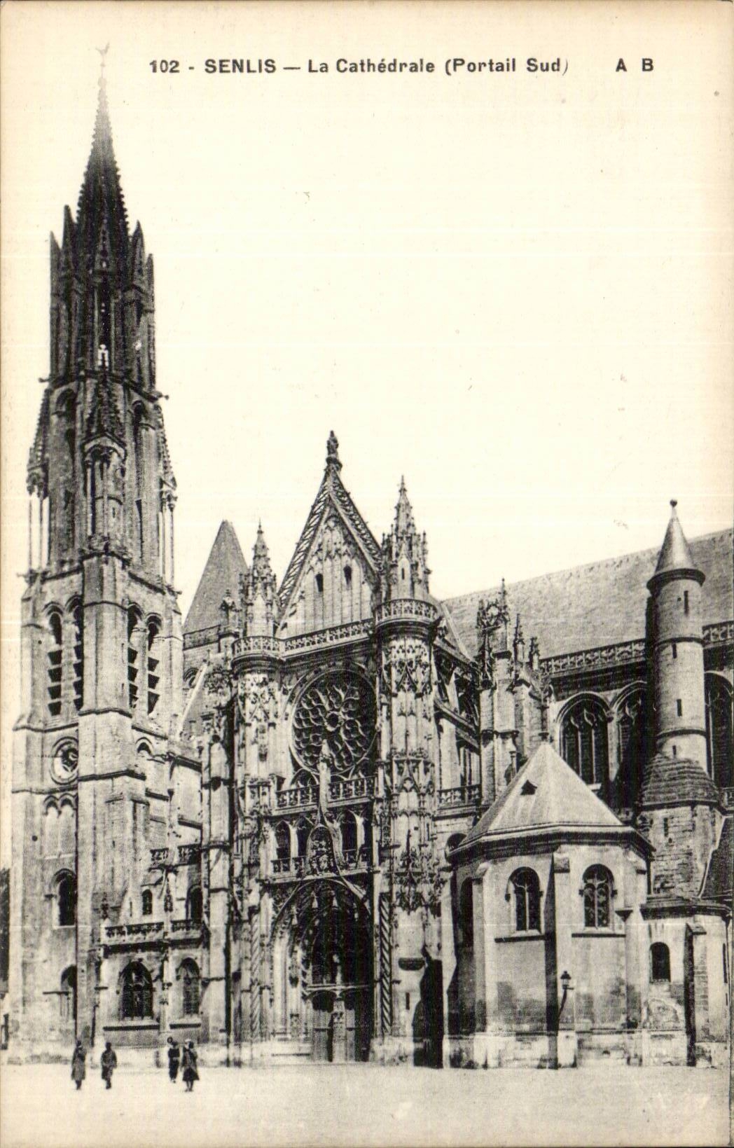 CPA Senlis die Kathedrale