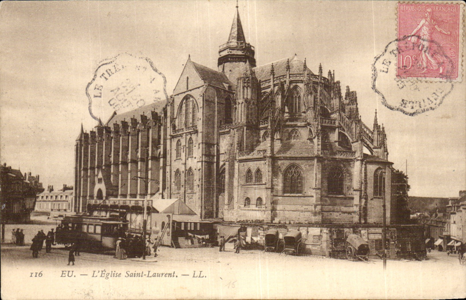 CPA Have the Saint Laurent church