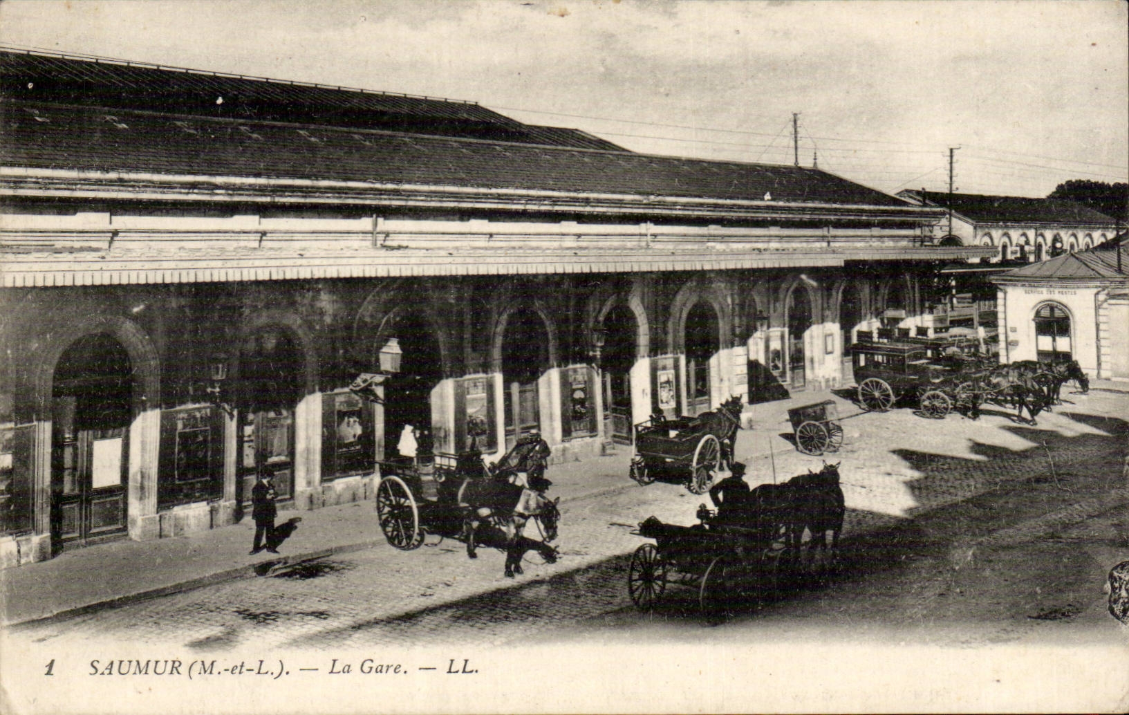 CPA Saumur Train station