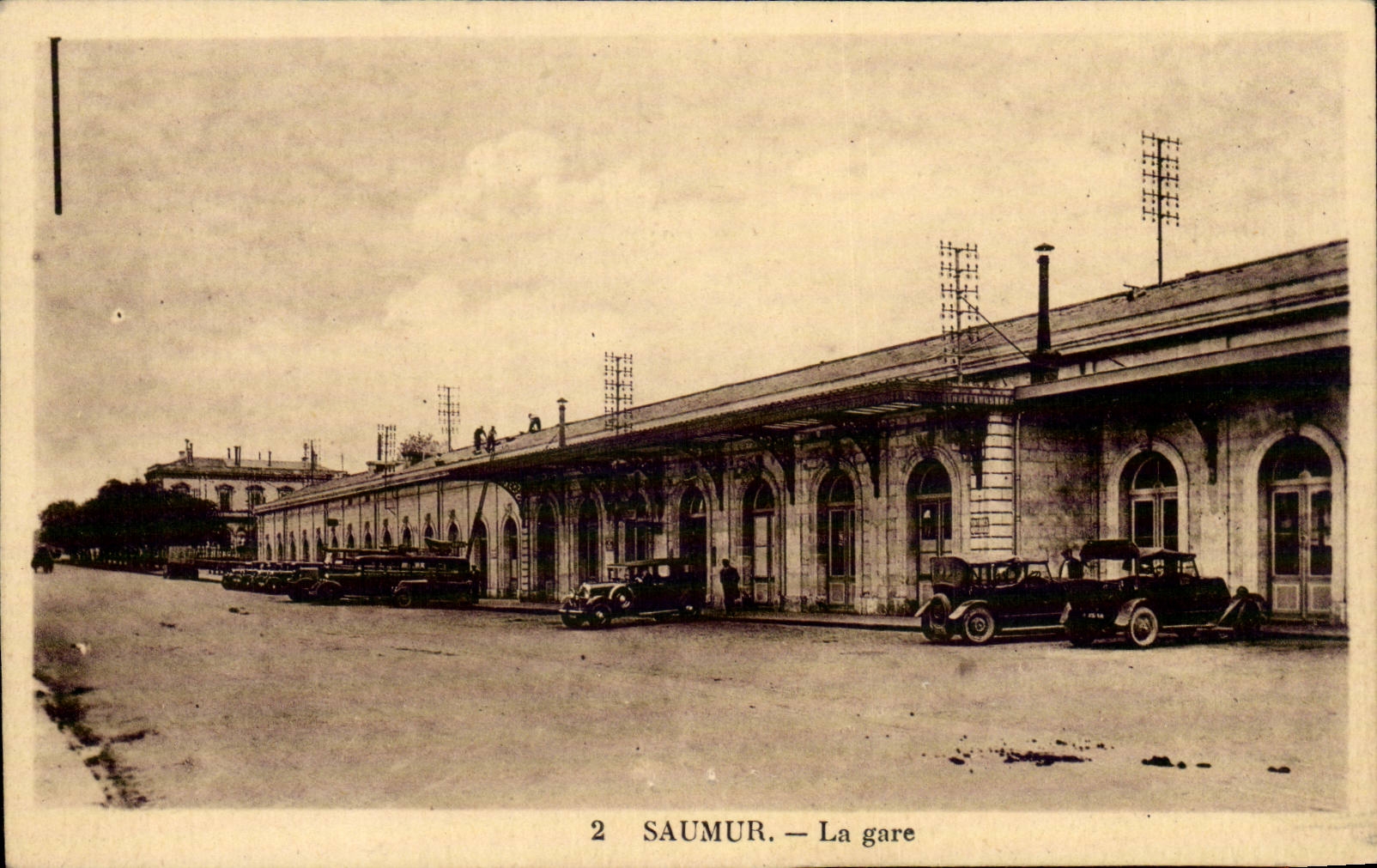 CPA Saumur Train station