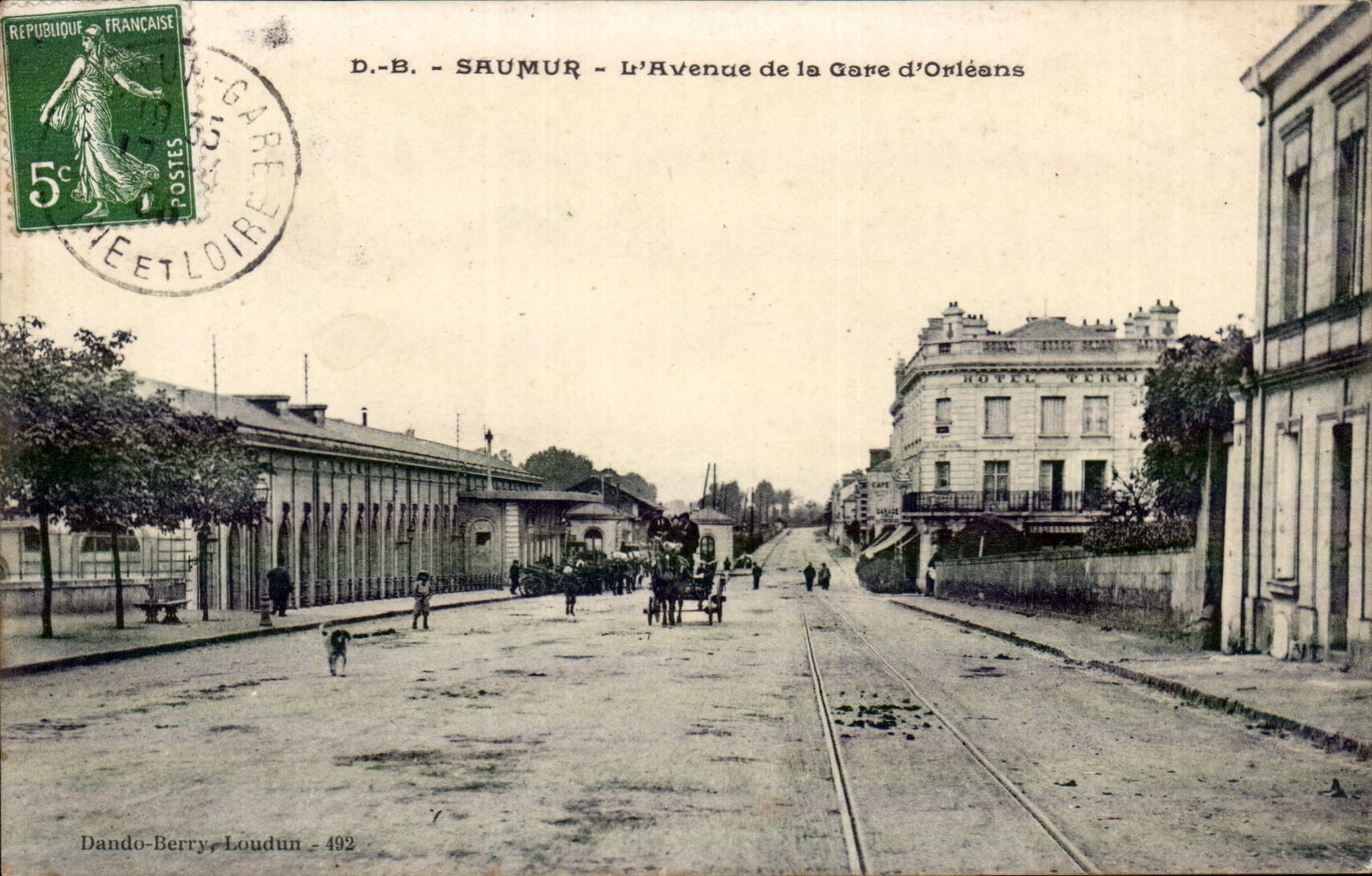 CPA Saumur Which occurred of the station of Orleans