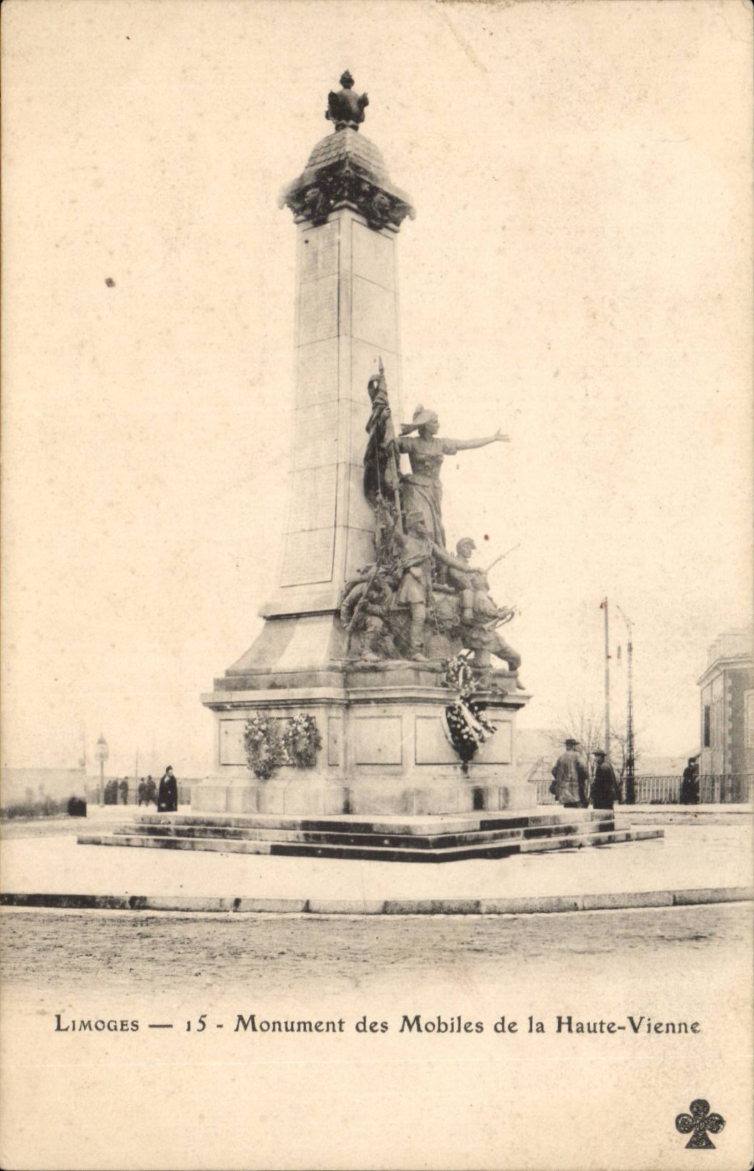 Limoges CPA Monument of the mobiles of High Vienna