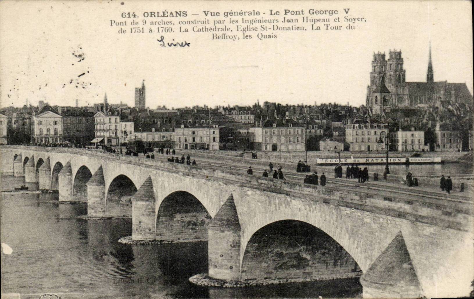 CPA Orleans View the bridge Georges V