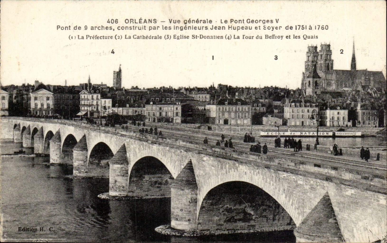 CPA Orleans View the bridge Georges V