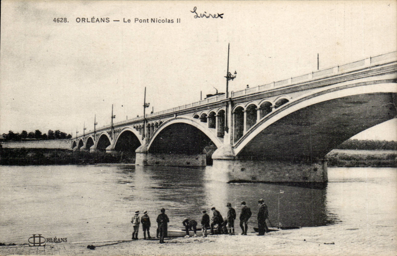 CPA Orleans the bridge Nicolas II