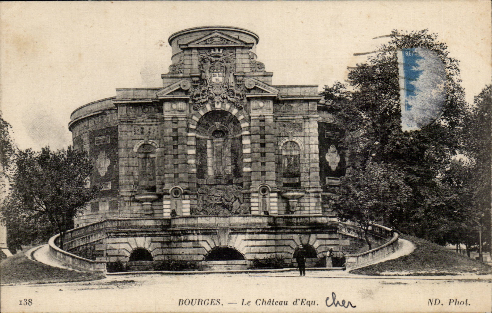 CPA Bourges Tower water