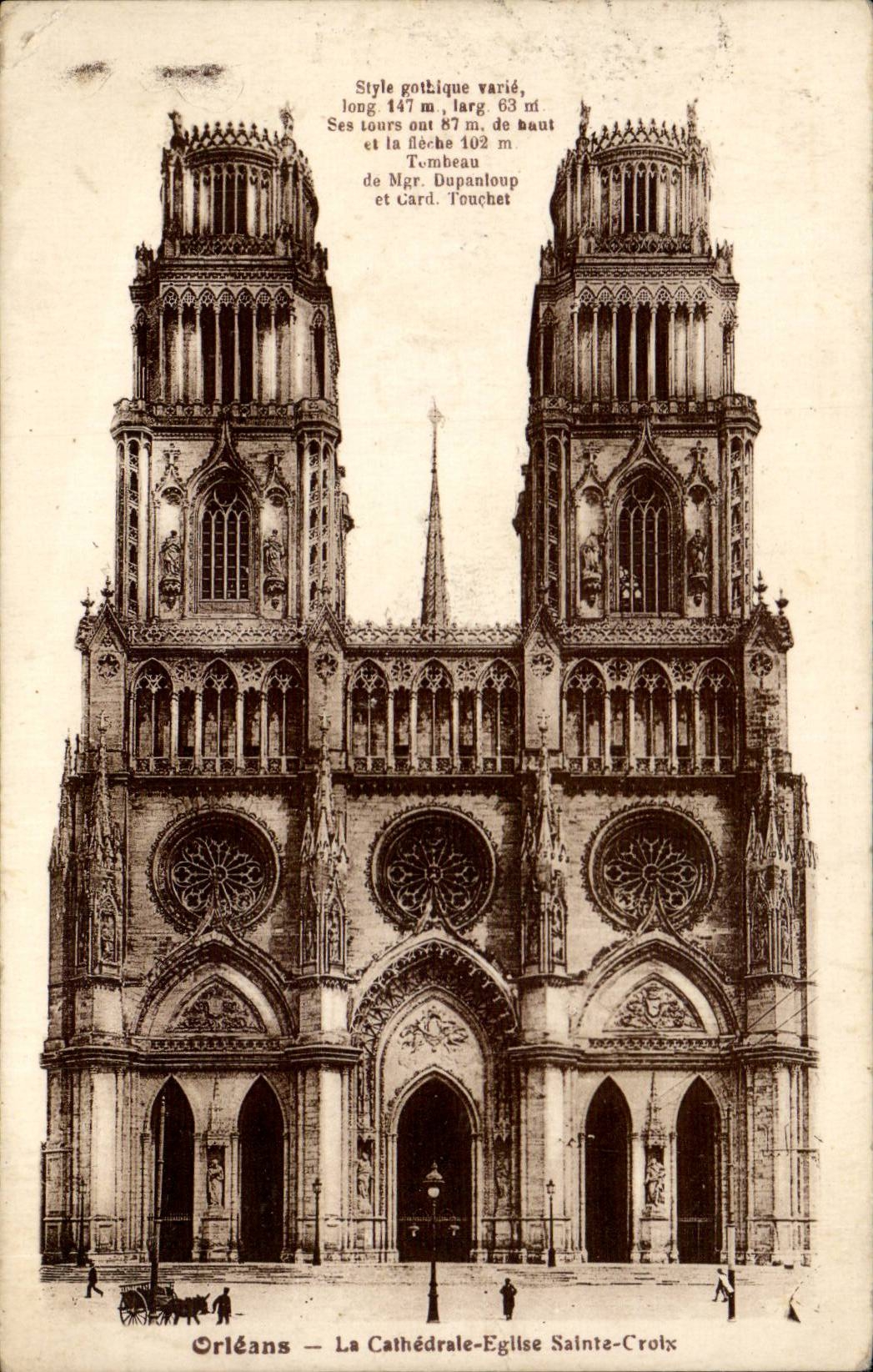 CPA Orleans Cathedral Church Sainte cross