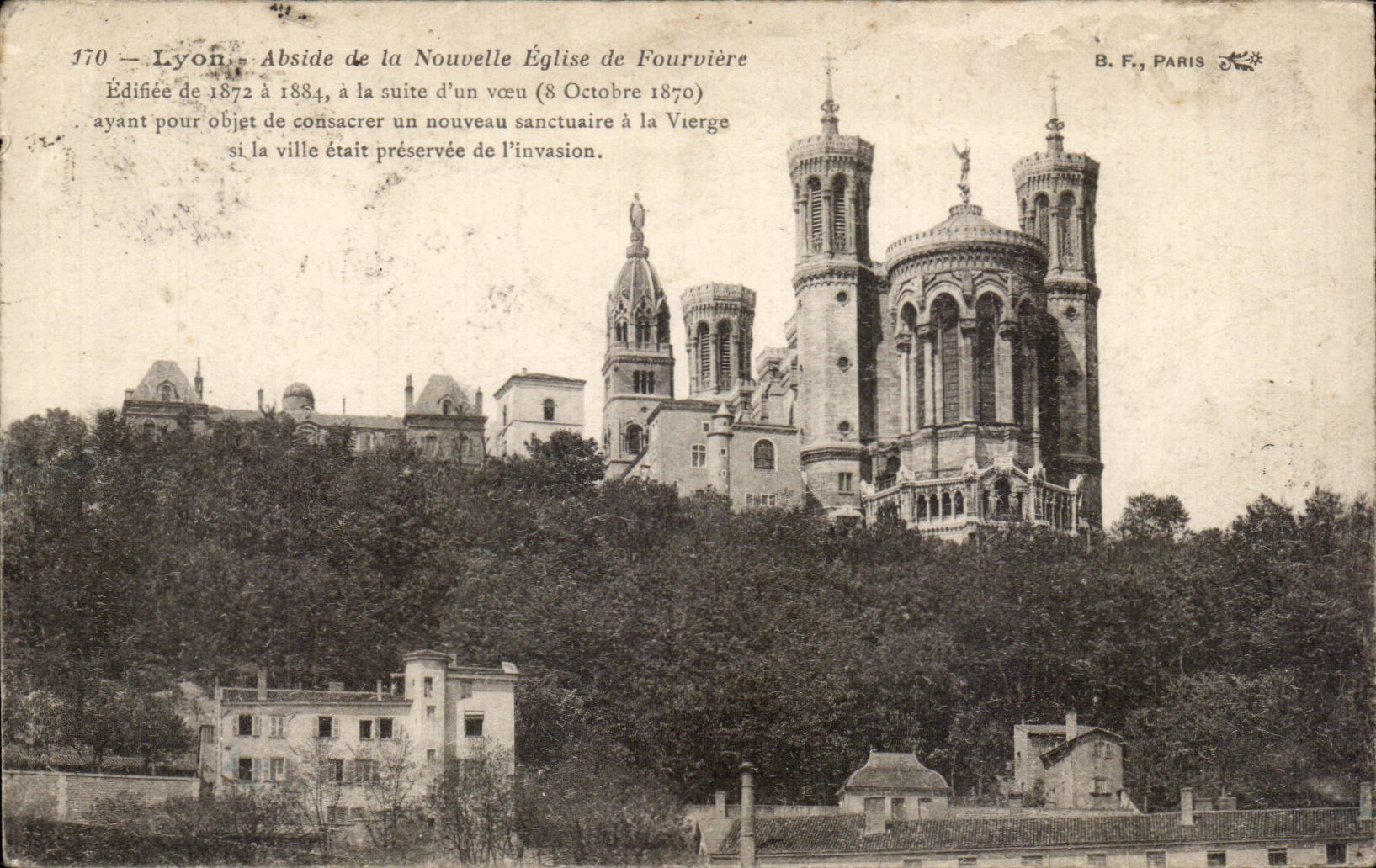 Lyon CPA Apse of the new church of Fourviere