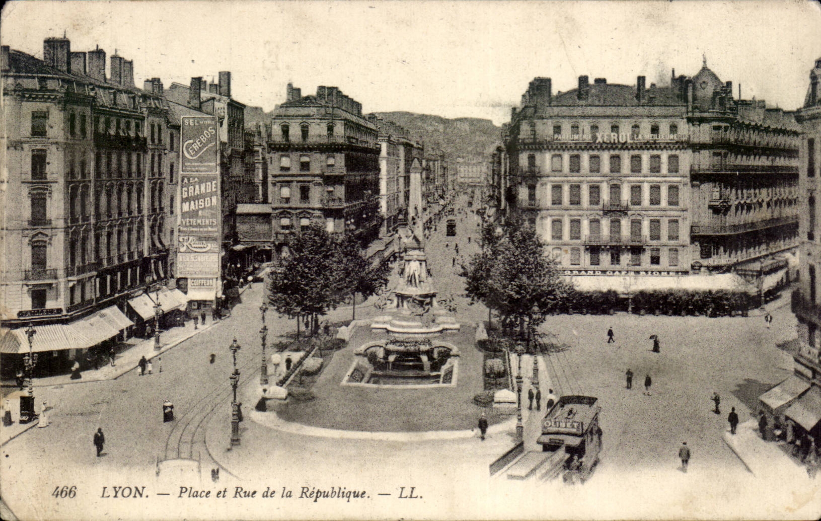 Lyon CPA Places and street of the Republic