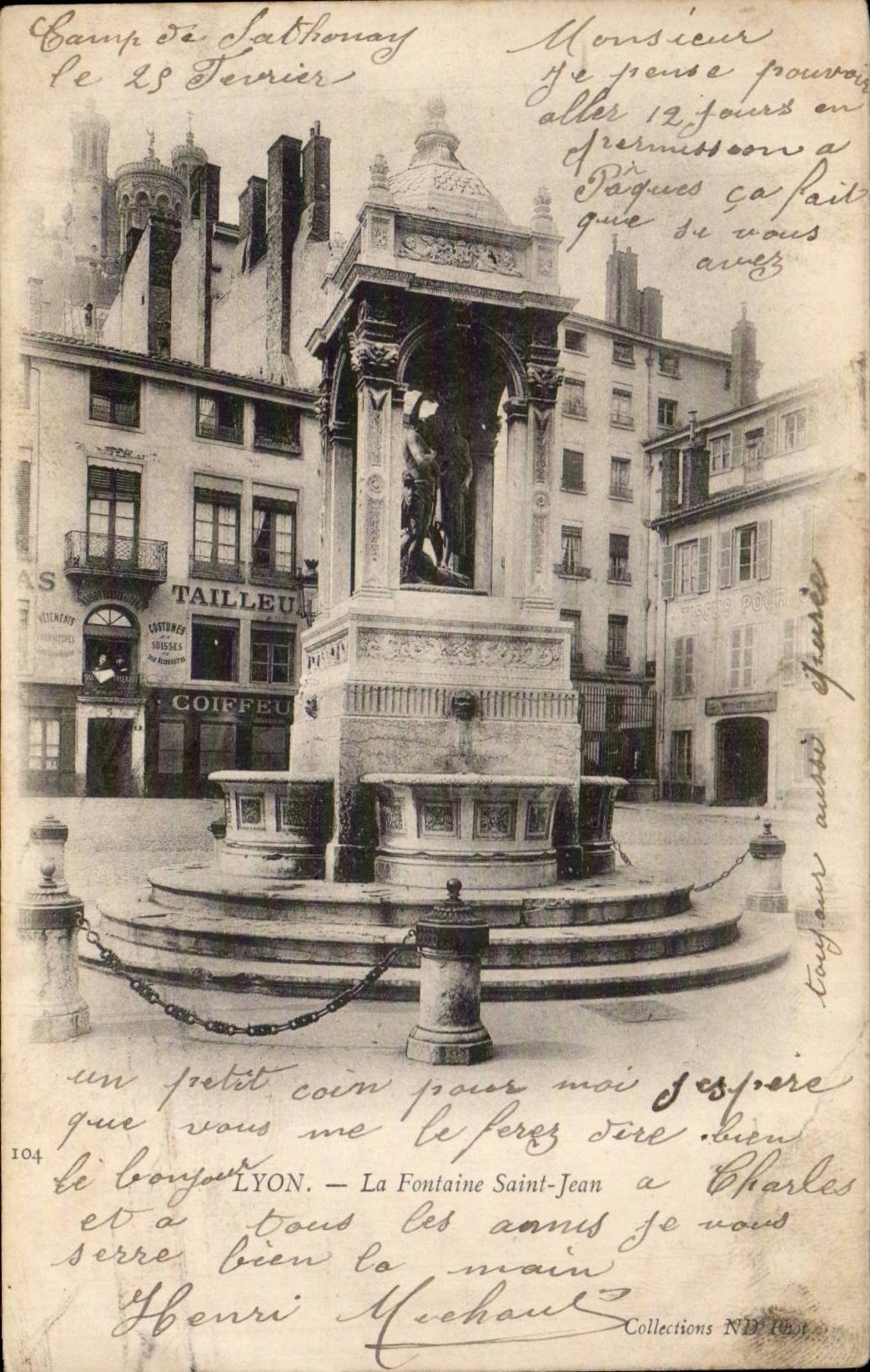 Lyon CPA Fountain St Jean