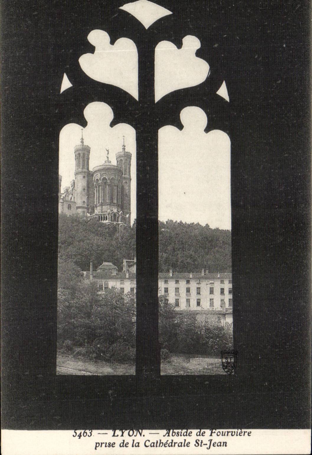 Lyon CPA Apse of Fourviere taken of the cathedral St Jean
