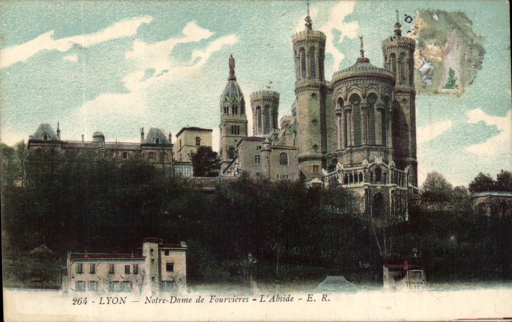 Lyon CPA Notre Dame de Fourviere the apse