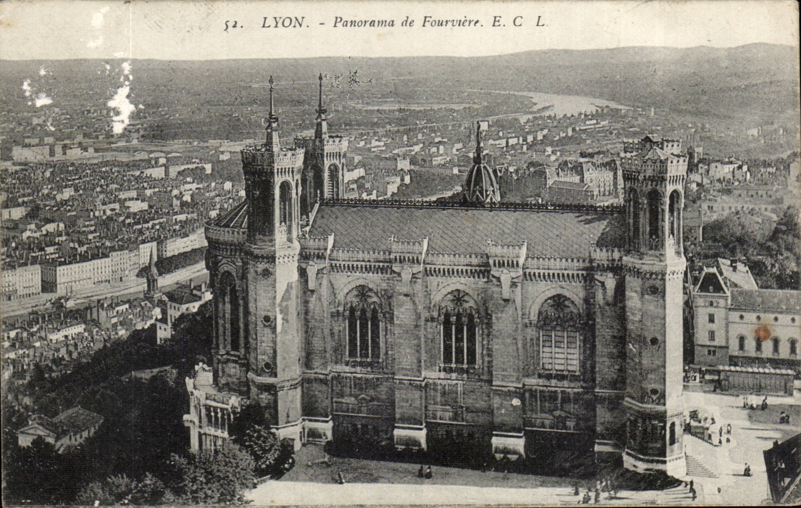 Lyon CPA Panorama of Fourviere