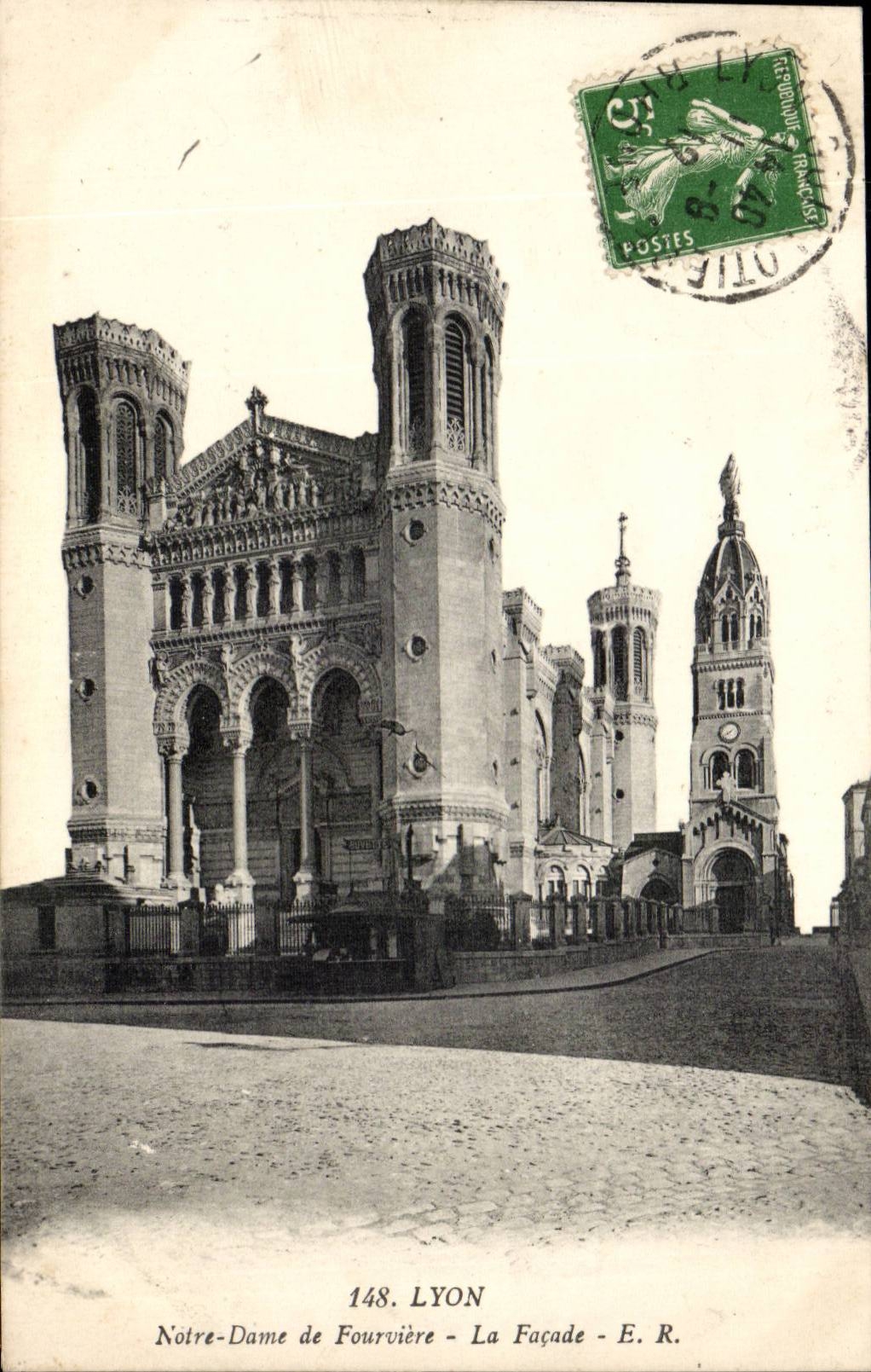 Lyon CPA Notre Dame de Fourviere the frontage