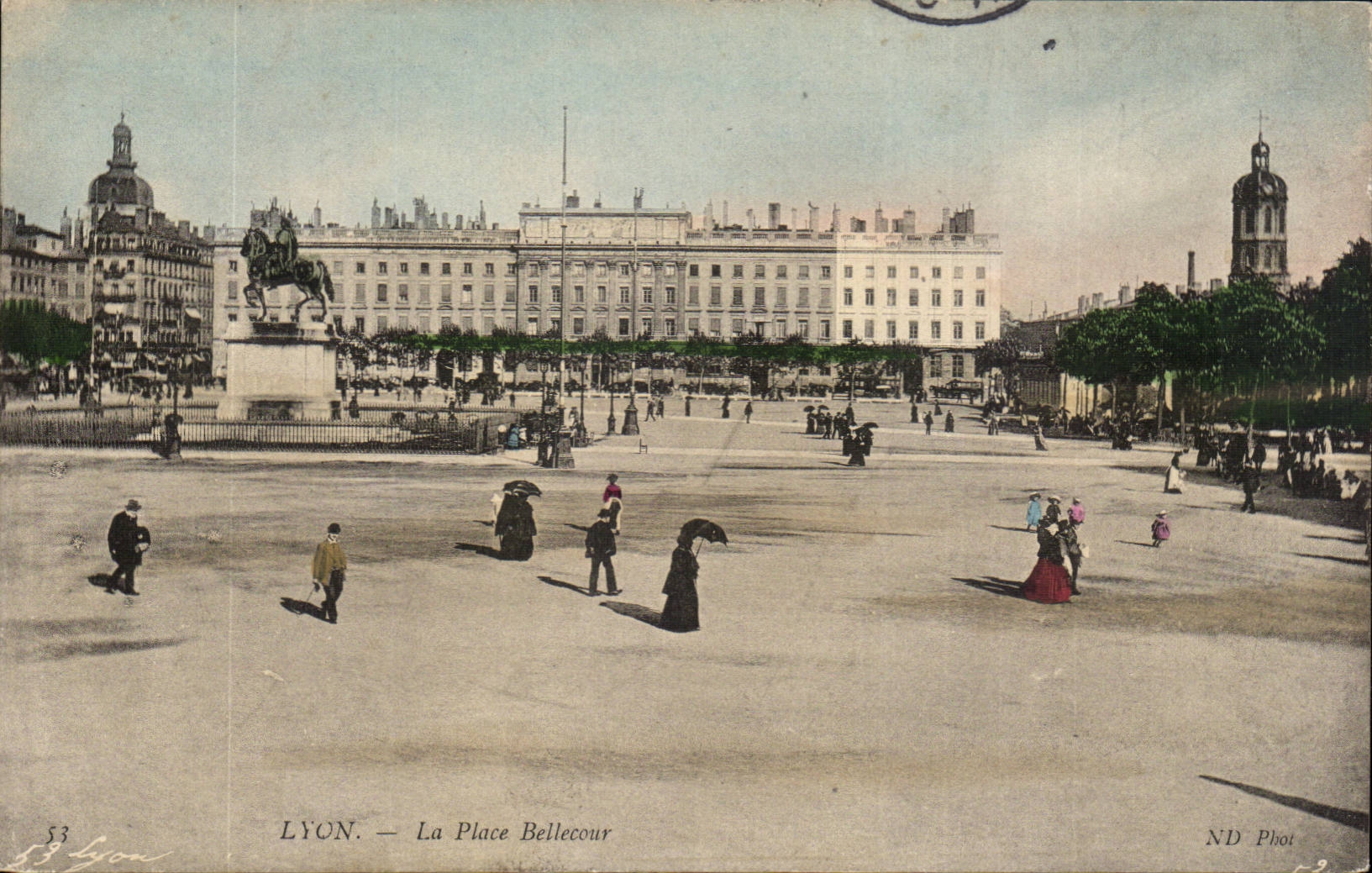 Lyon CPA der Bellecour Platz