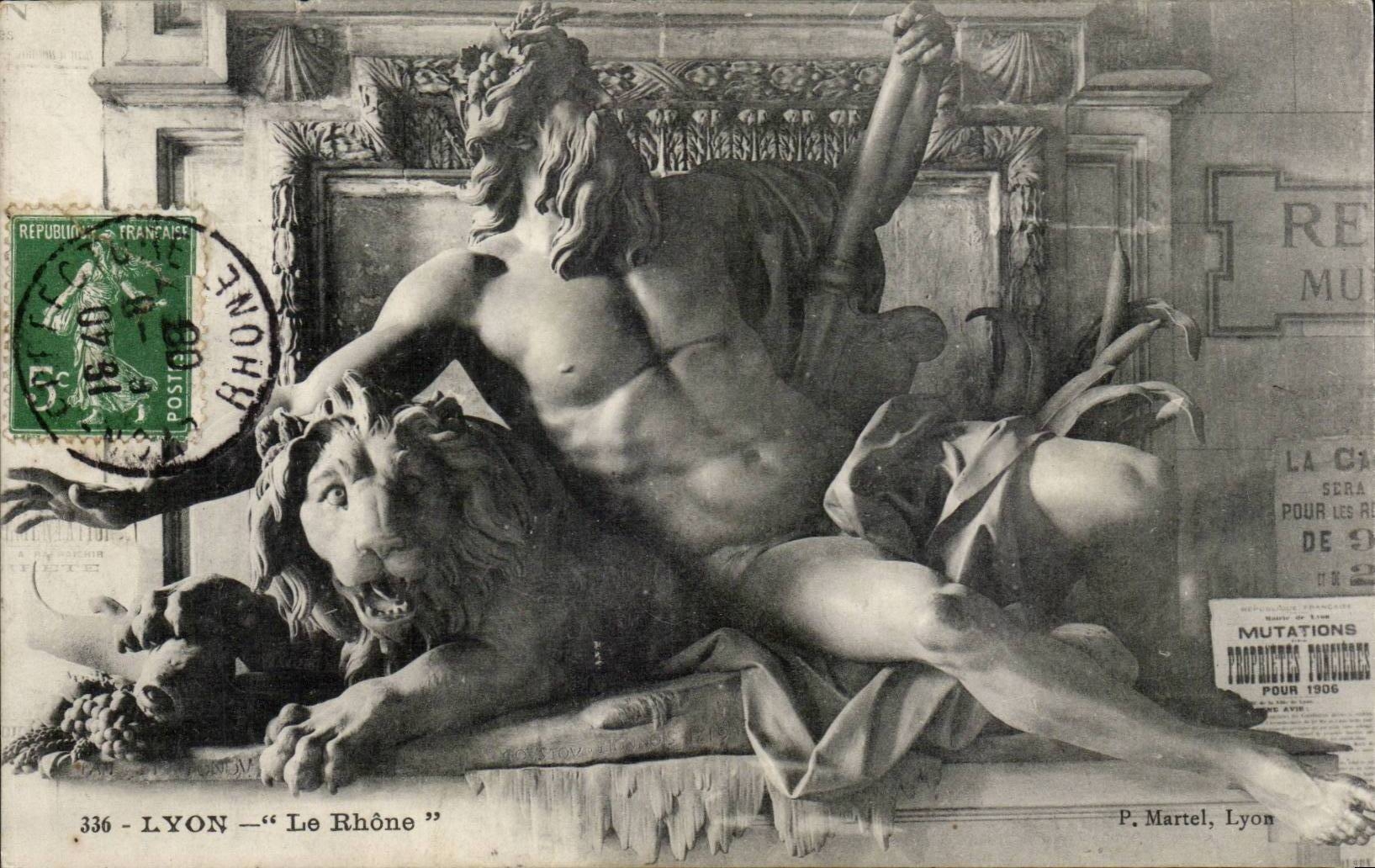 Lyon CPA the Rhone Neptune Lion