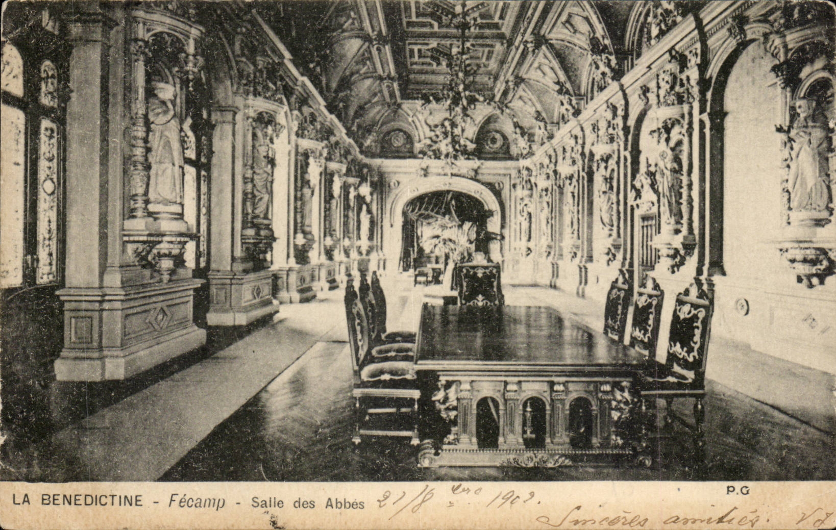 CPA Benedictine Fecamp Raum der abte