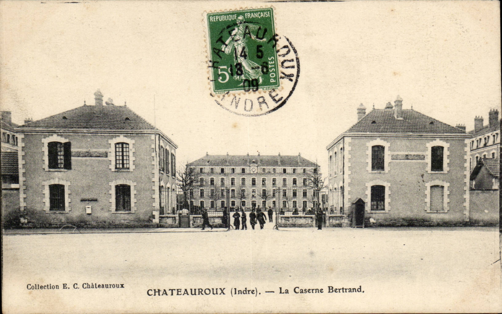 CPA Chateauroux the barracks Bertrand