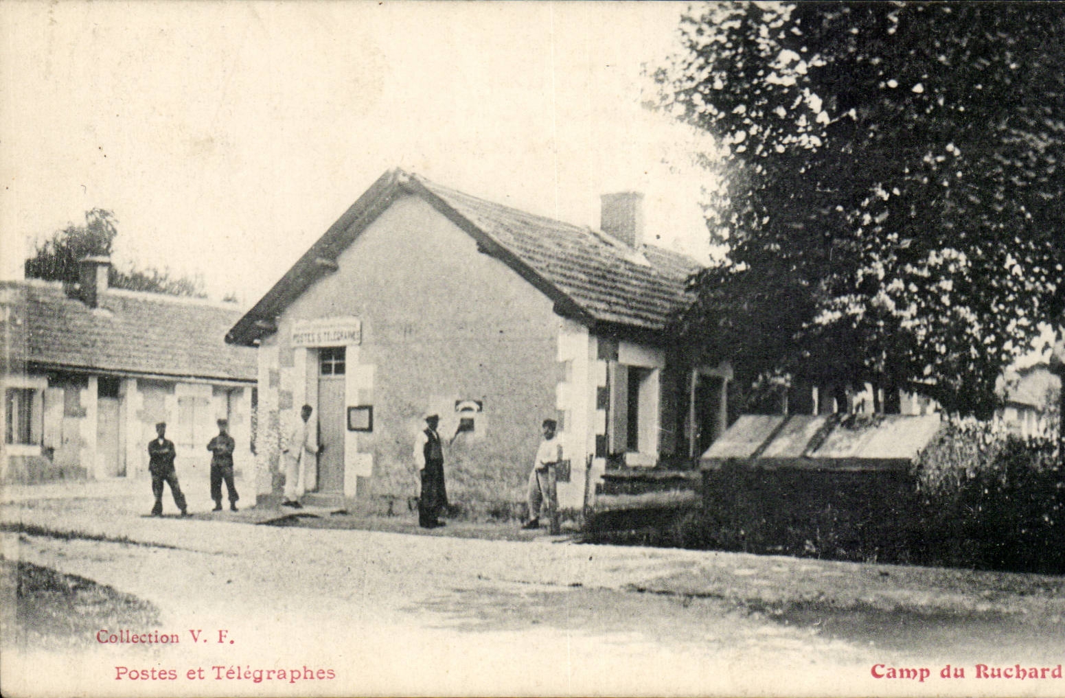 CPA Militaria Camp du Ruchard Postes et Telegraphes