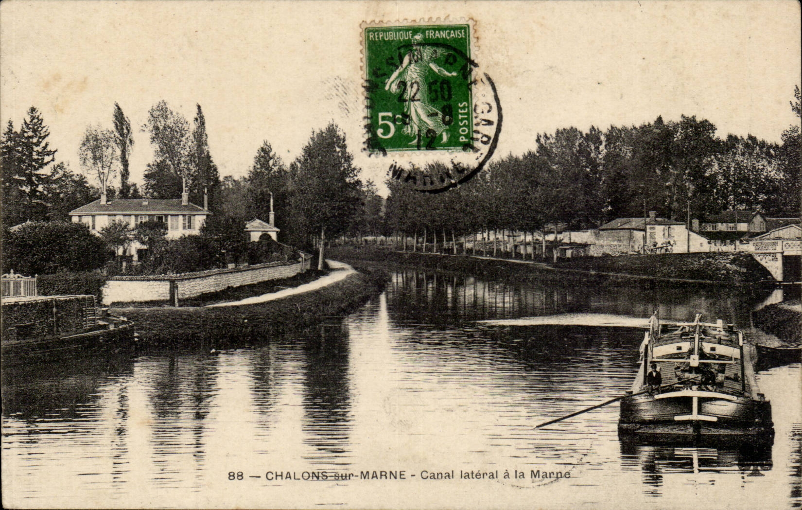 CPA Trawl-nets on the Marne side Canal with the marl