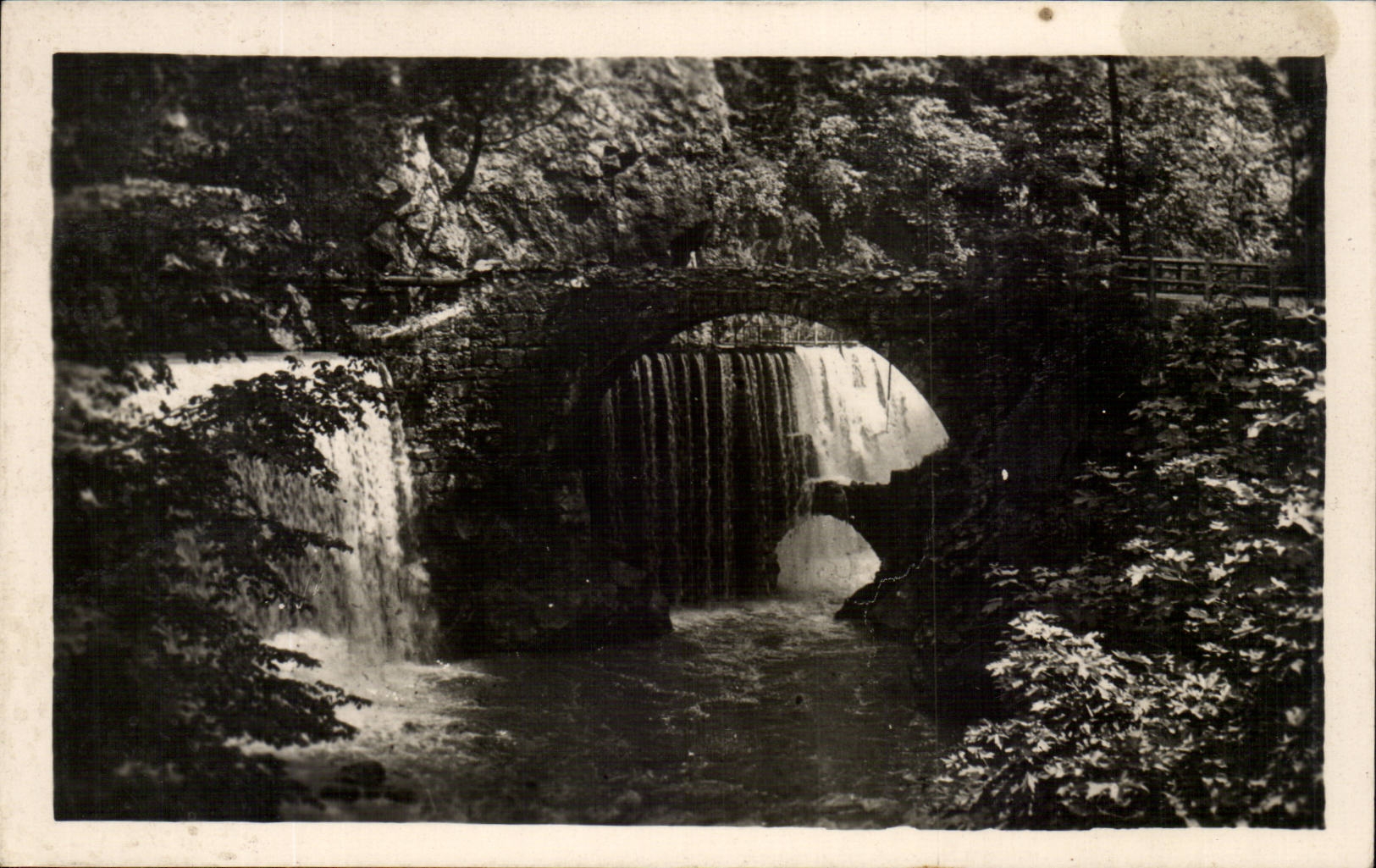 CPSM in den Chartreuse Brucken von Fourvoirie auf totem Guiers