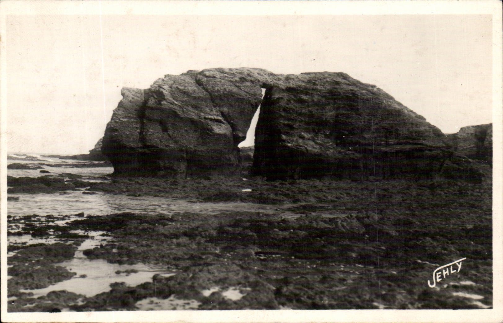 CPSM Croix de Vie Sion der gebohrte Felsen