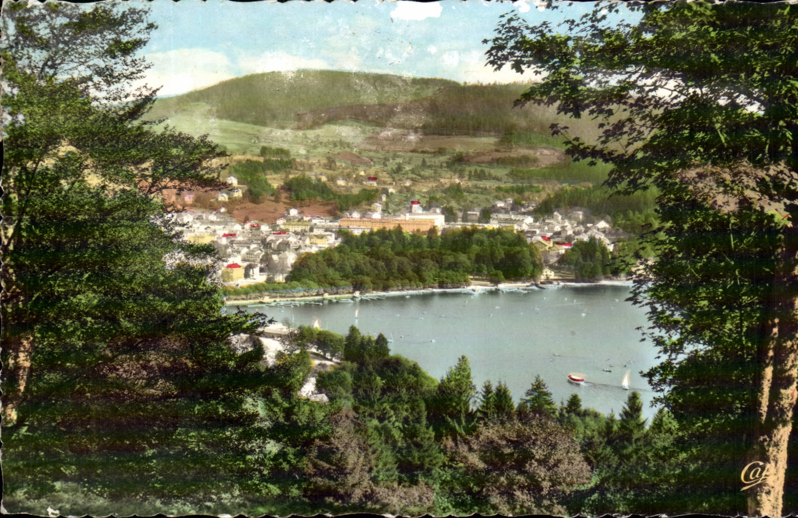 CPSM Gerardmer Beads of the Vosges a corner of the lake