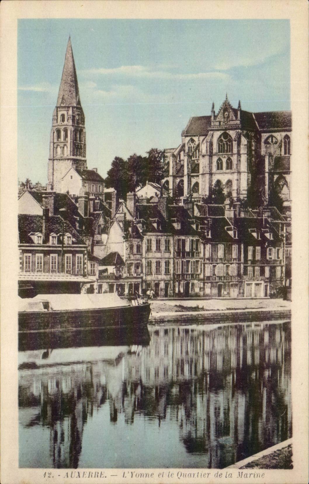 CPA Auxerre Yonne und der Bezirk von der Marine