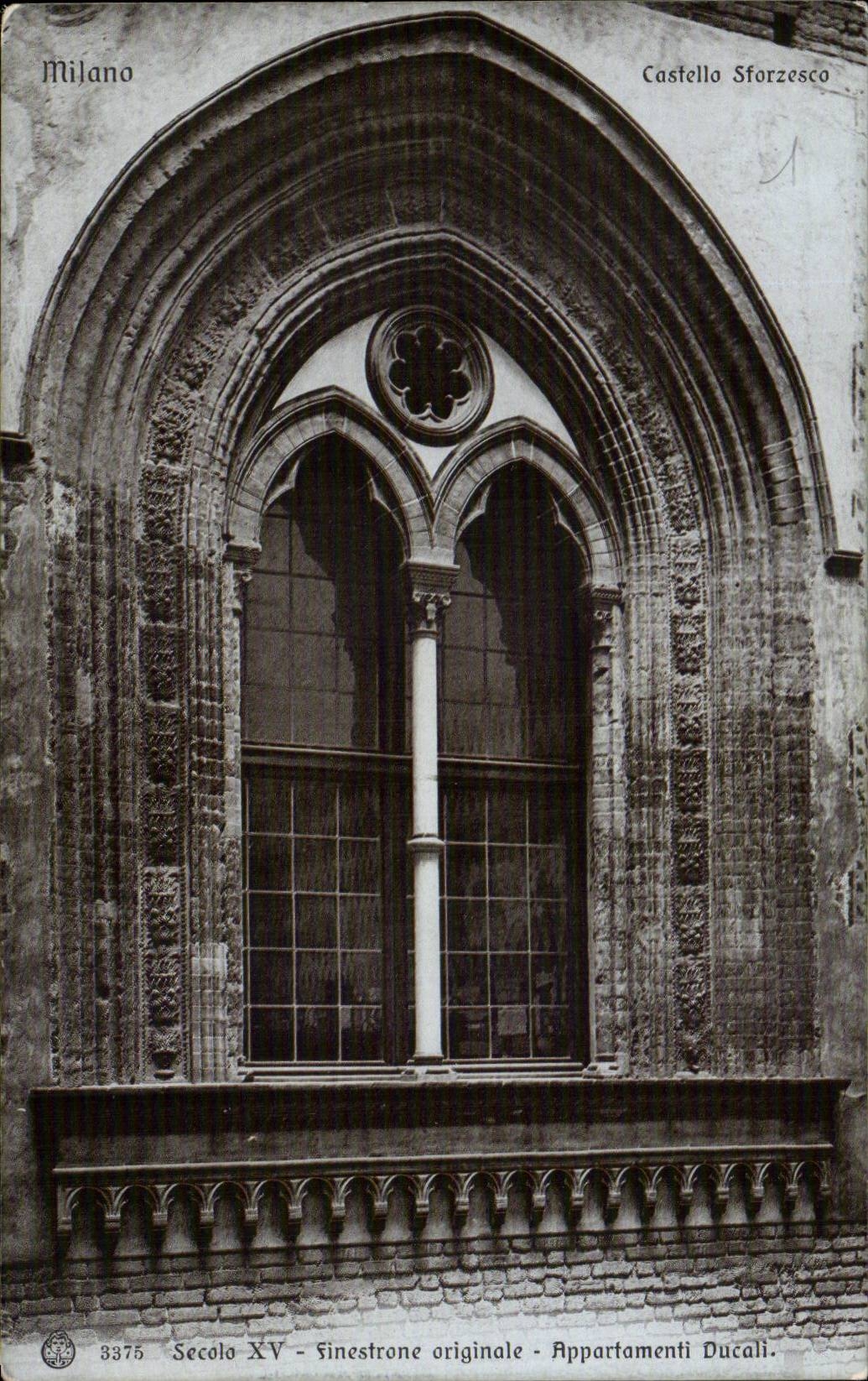 CPA Italy Italia Milano Castello Sforzesco