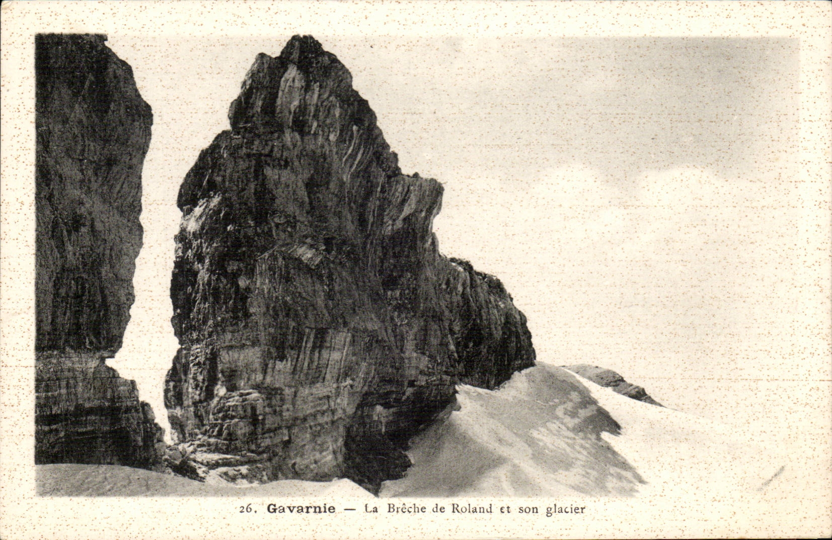 CPA Gavarnie the breach of Roland and his glacier