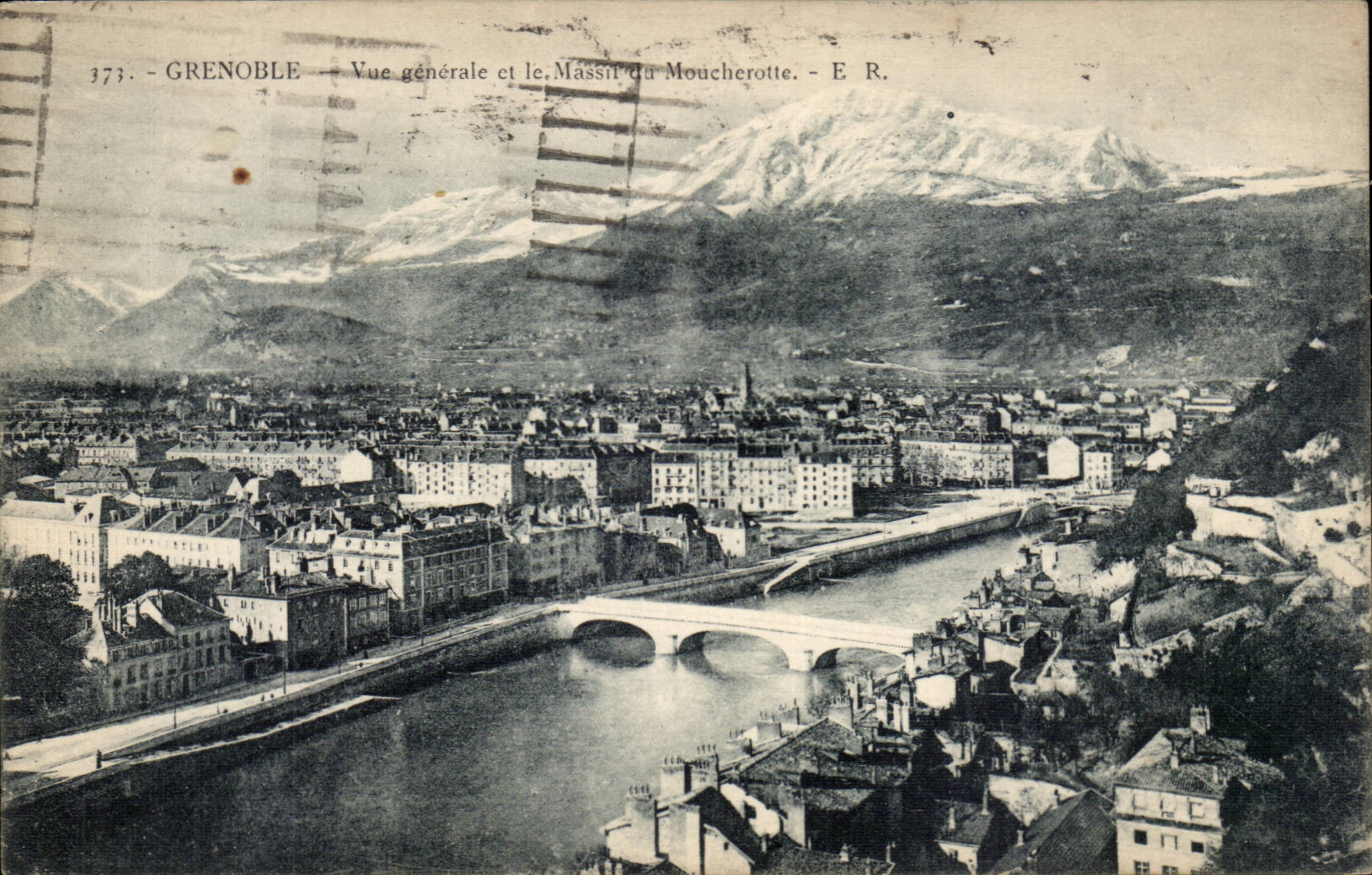 CPA Grenoble View and solid mass of Moucherotte