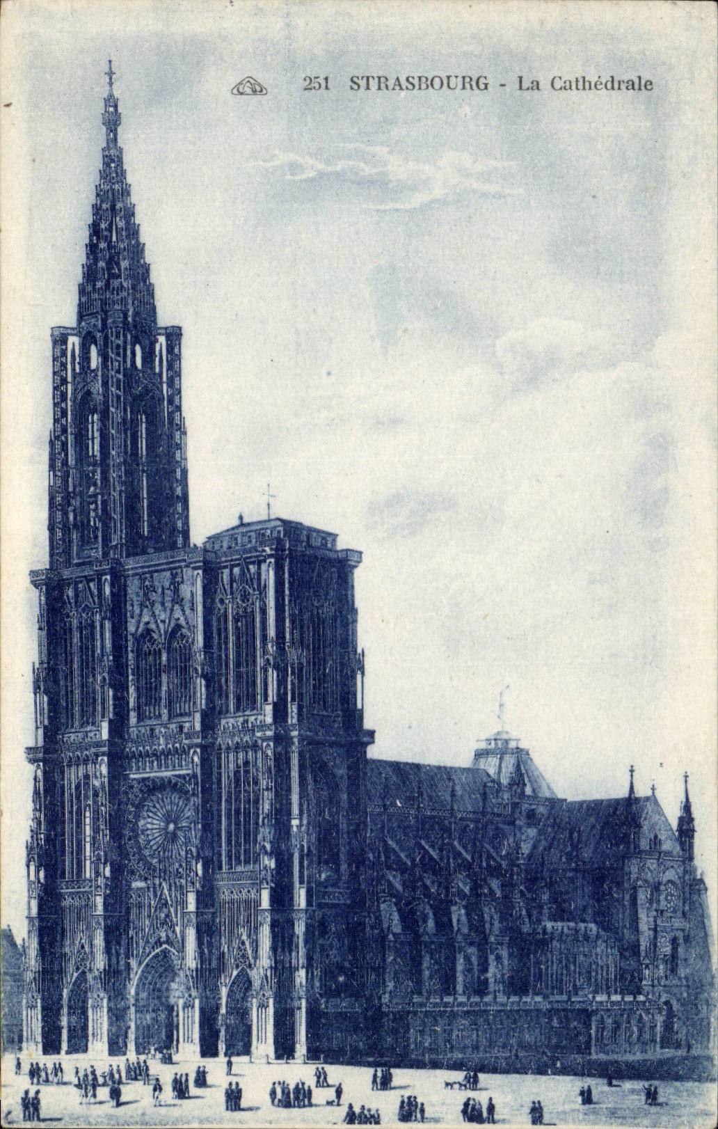 CPA Strasbourg the cathedral
