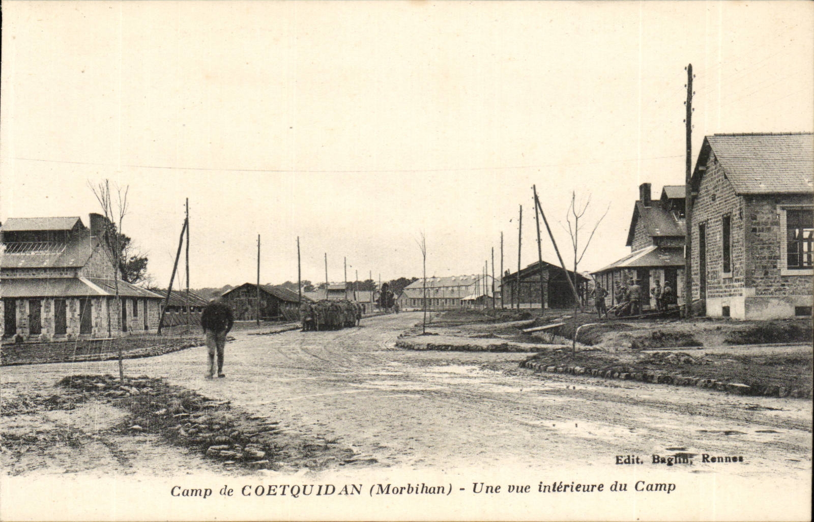 CPA Camp of Coetquidan an interior sight of the camp