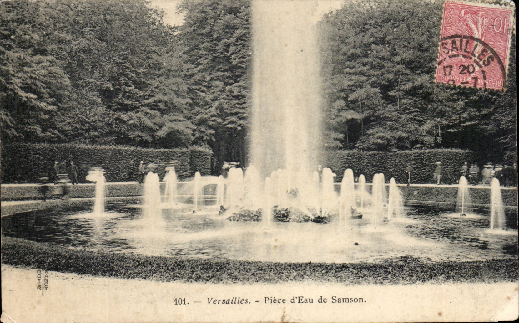CPA Versailles Part of water of Sanson