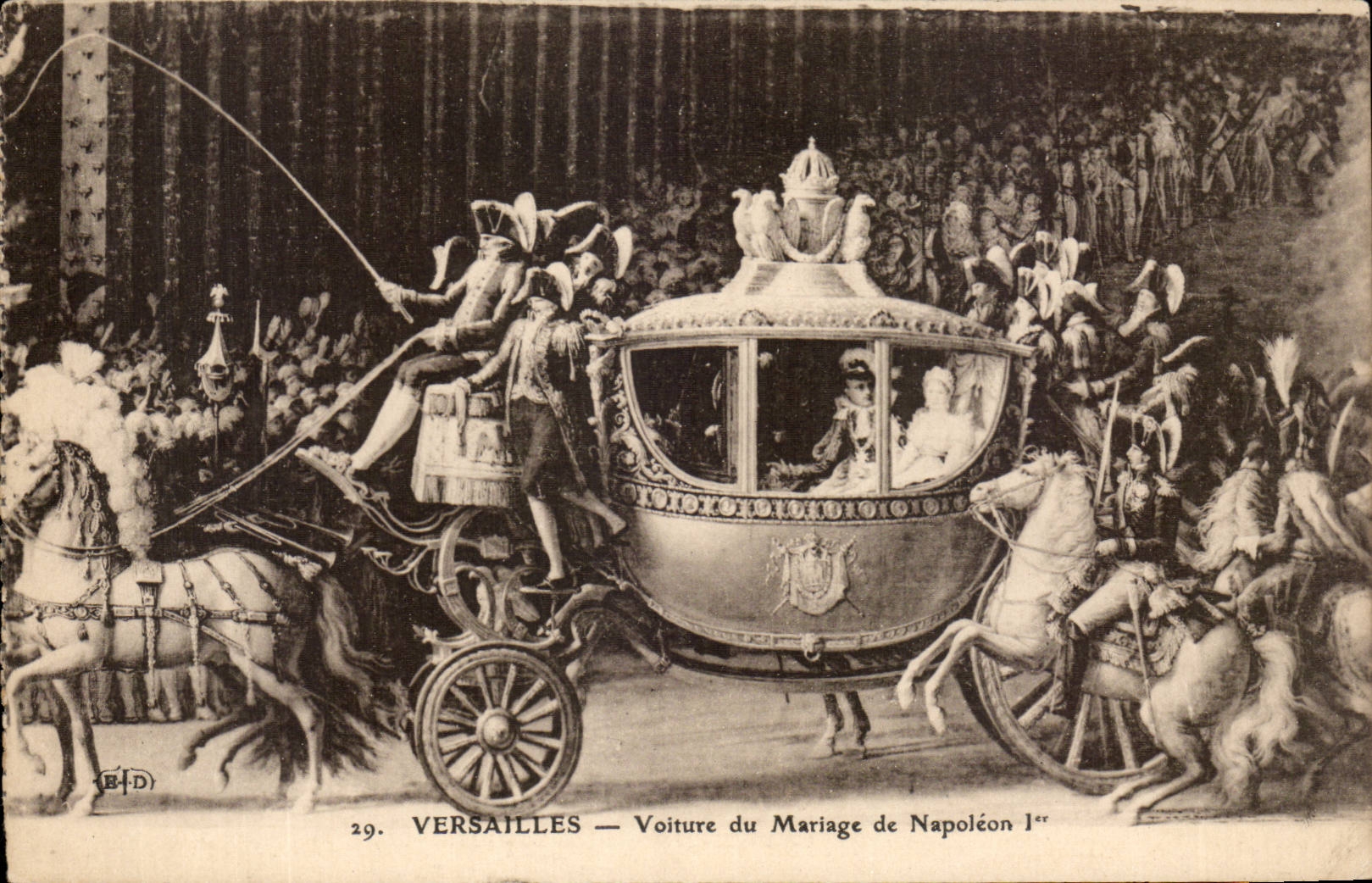 CPA Versailles Conveys marriage of Napoleon 1st