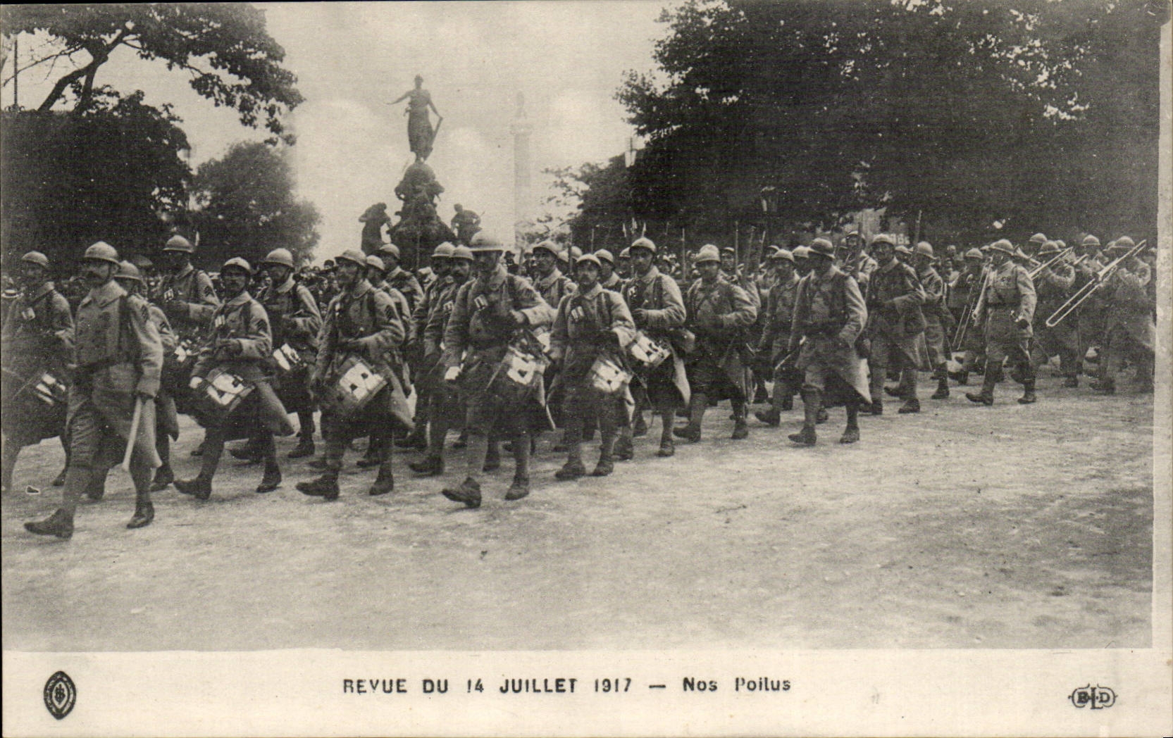 Re-examined CPA of July 14th 1917 Our hairy Militaria