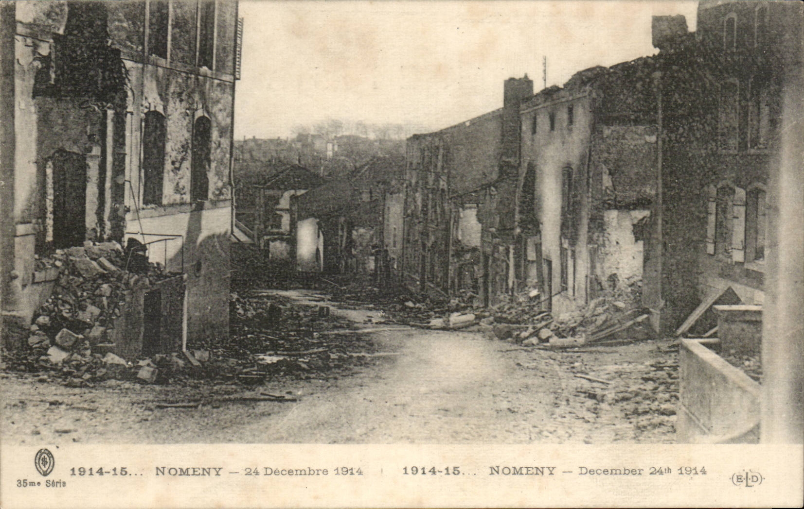 CPA Nomeny Militaria December 24th 1914