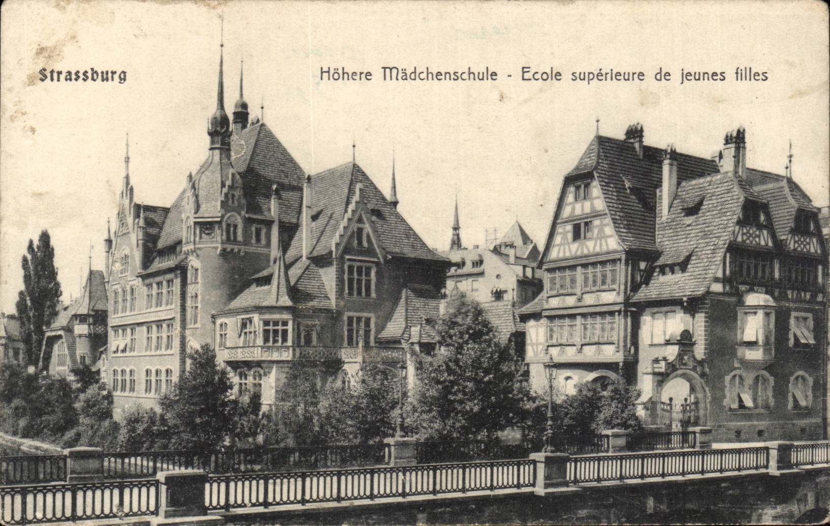 CPA Strassburg Hohere Madchenschule University of young girls