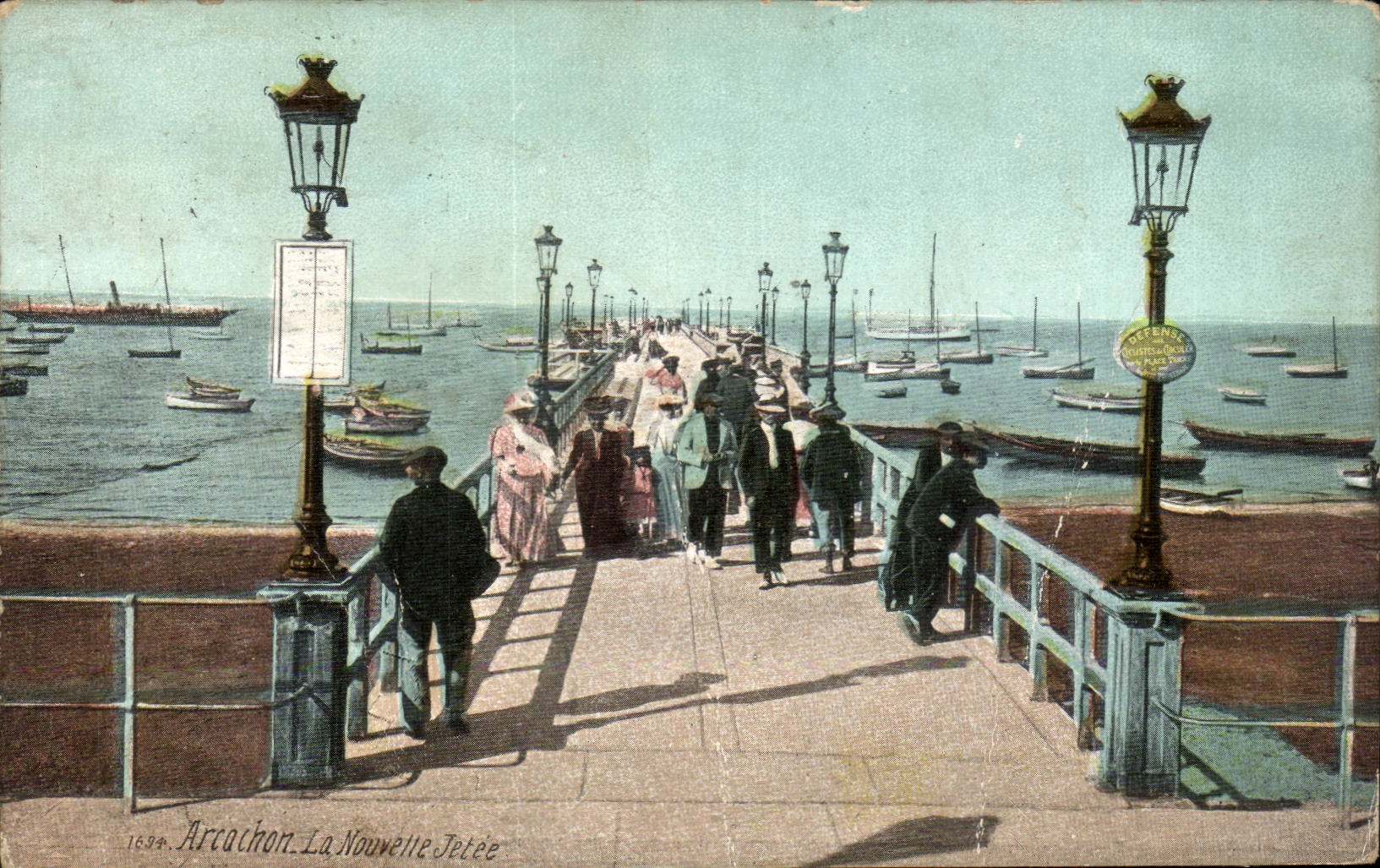 CPA Arcachon La nouvelle jetee