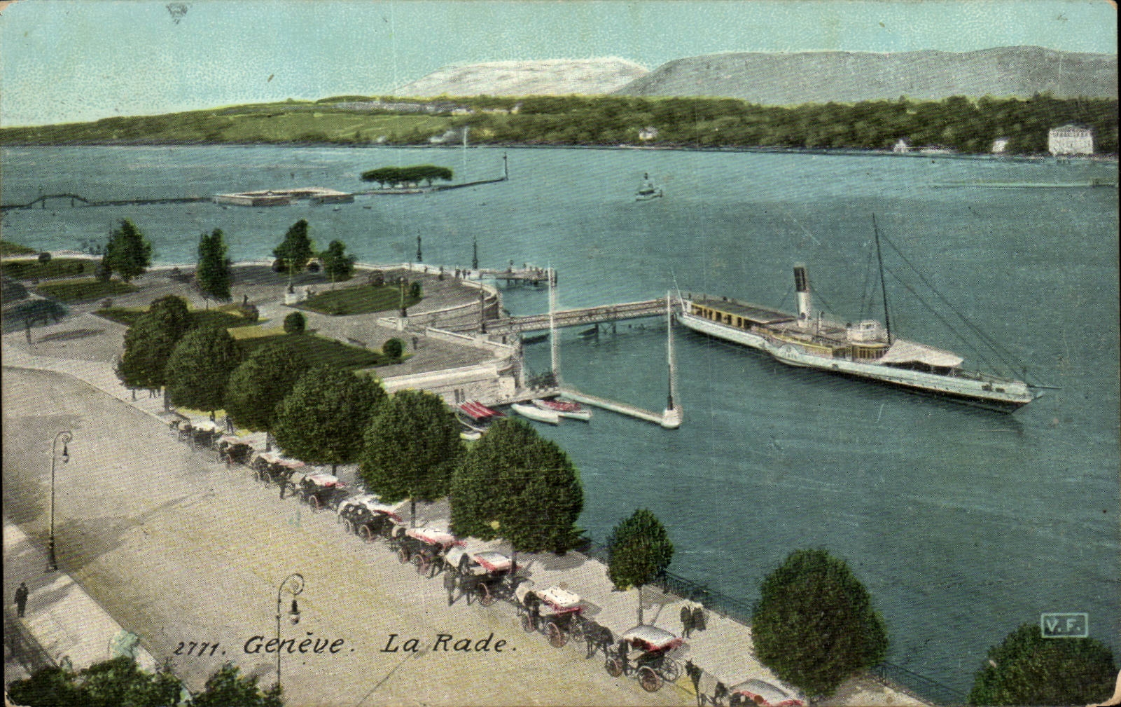 Swiss CPA Geneva the roads boat