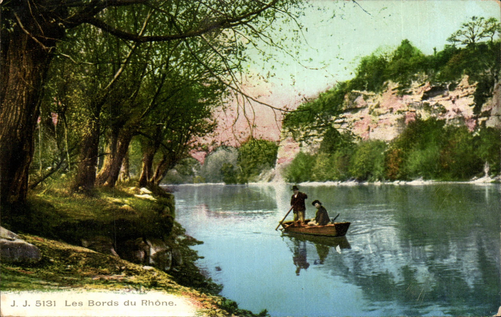 CPA Suisse Les bords du Rhone