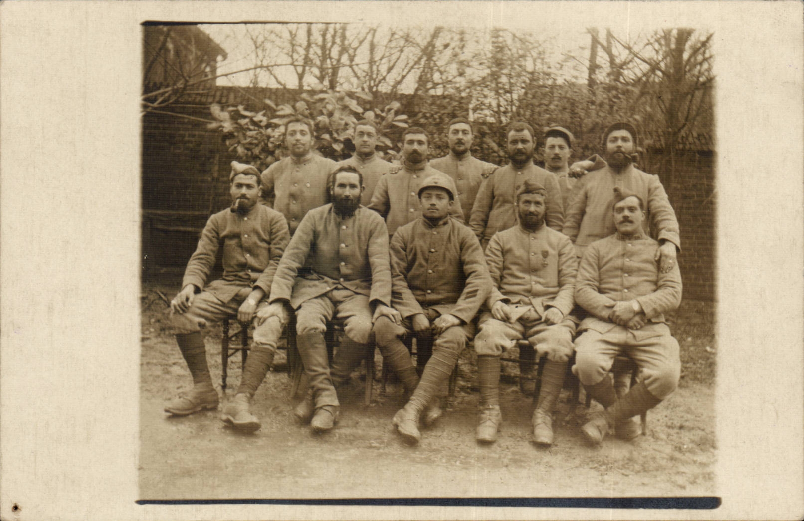 Real photo Militaria Hairy