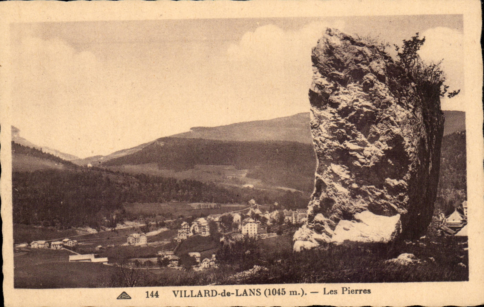 CPA Villard de Lans stones