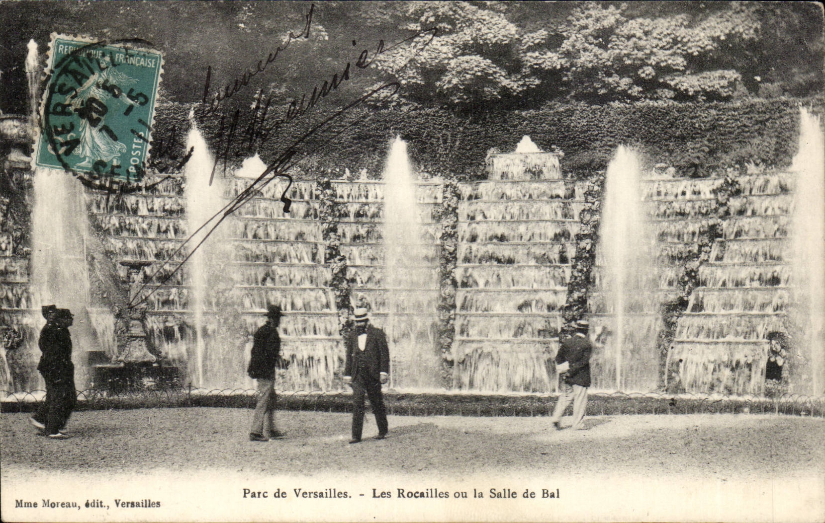 CPA Park of Versailles Rubbles or the ballroom