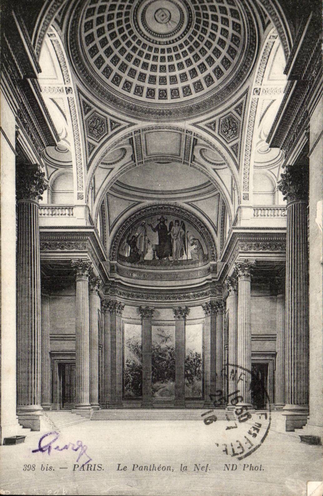 CPA Paris the Pantheon the nave