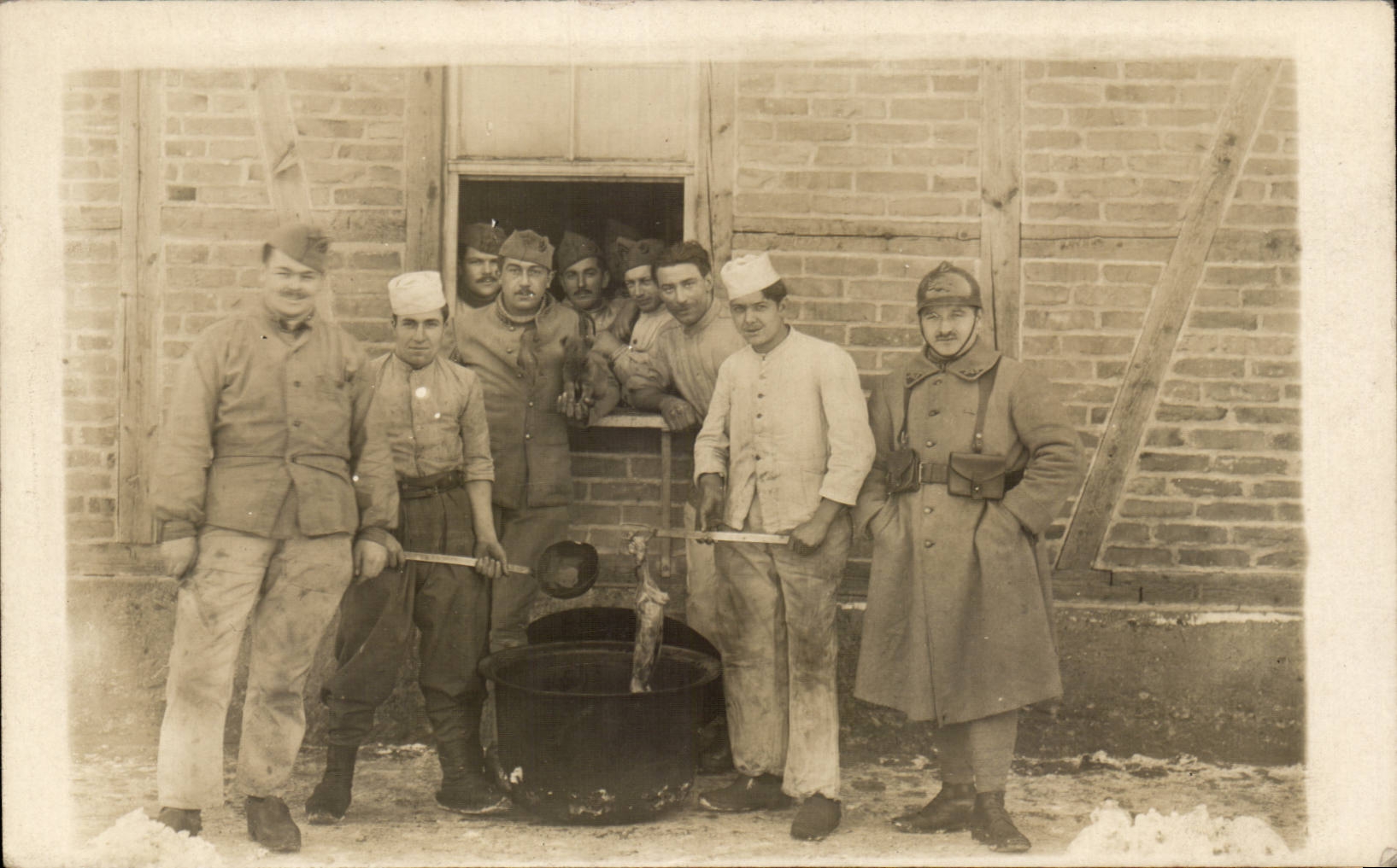 Real photo Militaria Cooks