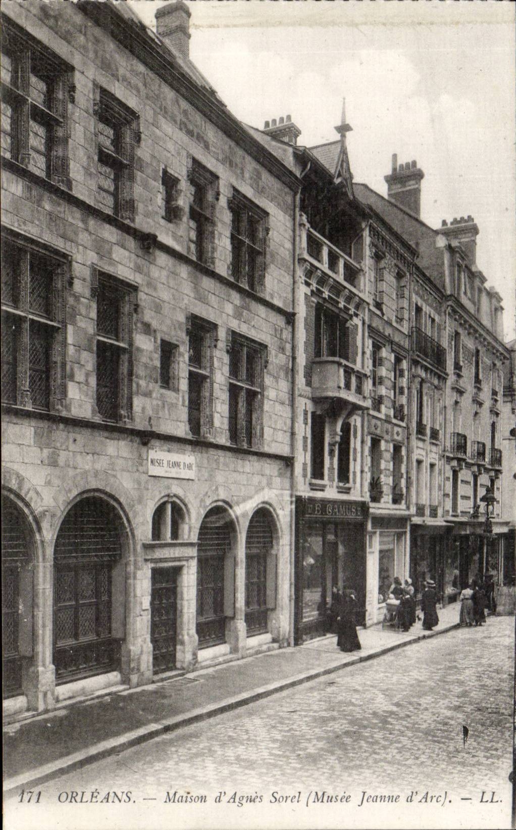 CPA Orleans House of Agnes Sorel Jeanne Museum of arc