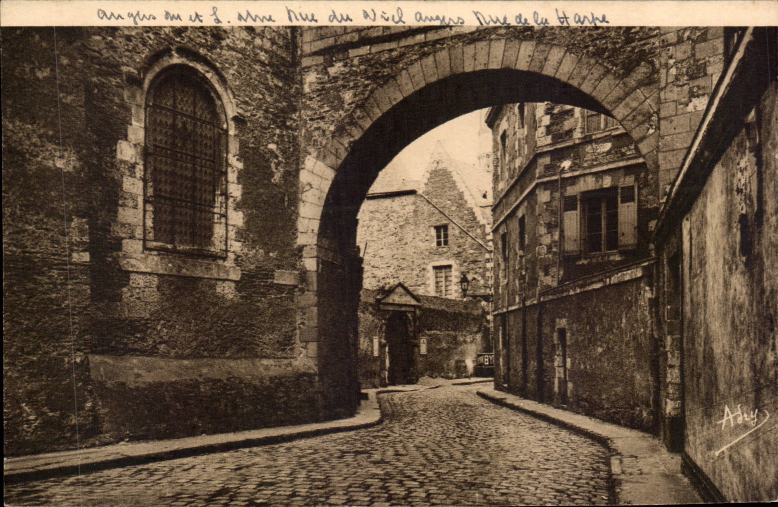 Angers CPA Rue of old Angers Rue of Al grips