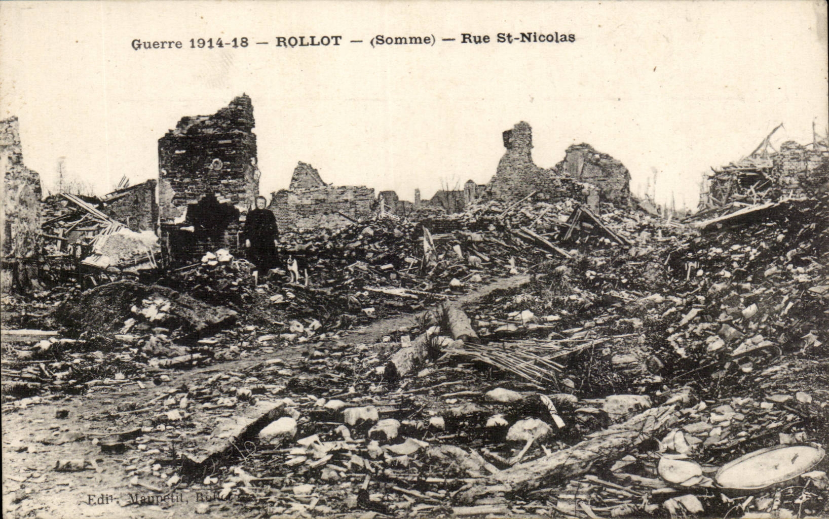 CPA Rollot Street St Nicolas