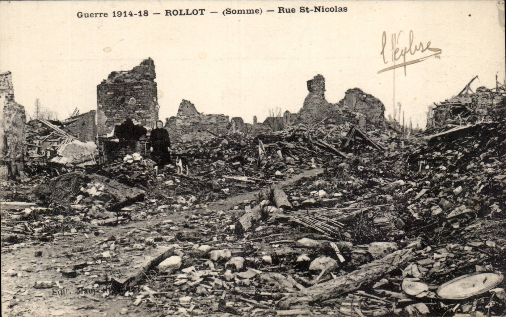 CPA Rollot Street St Nicolas